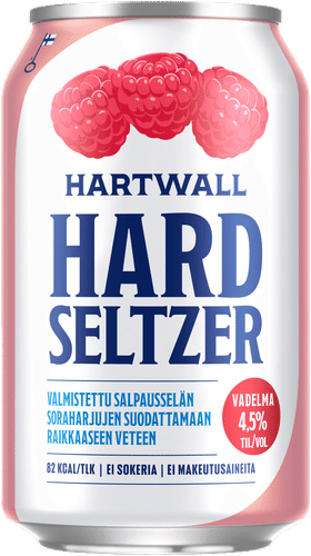 Hartwall Hard Seltzer 覆盆子 4.5% 0,33 l