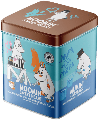 Nordqvist Muumien Sulosydän RFA 100g musta tee|Nordqvist 姆明甜心 RFA 100 克红茶