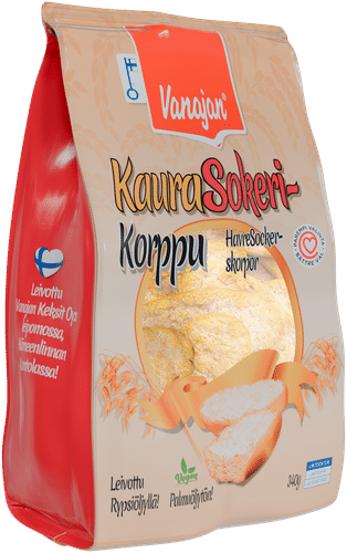 Vanajan Keksit 瓦纳扬燕麦糖脆饼 340g|Vanajan Kaura-Sokerikorppu 340g