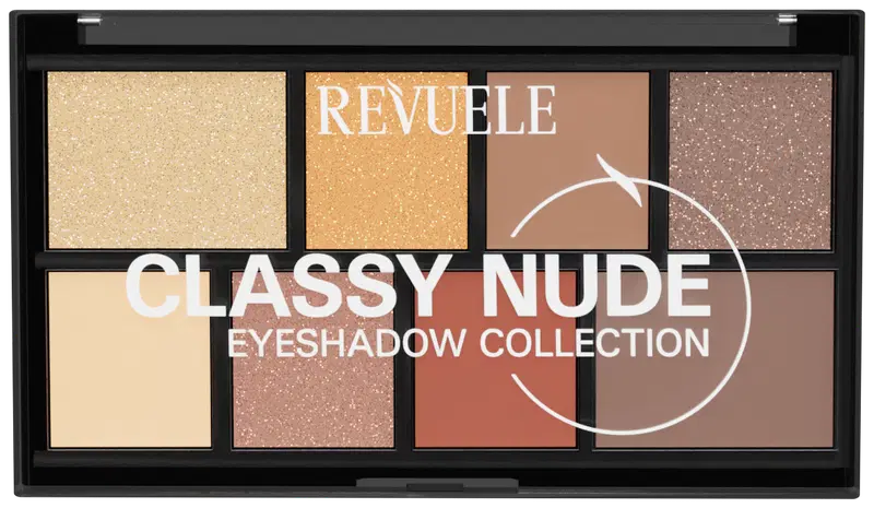 Revuele Classy裸色眼影盘|Revuele Classy nude luomiväripaletti