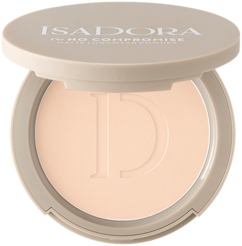 Isadora The No Compromise Matte Longwear Powder puuteri 60 Neutral Porcelain 7 g