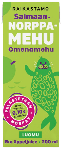 Raikastamo Saimaannorpan Luomu Omenapillimehu 200ml|Raikastamo Saimaannorpa 有机苹果苹果汁 200ml