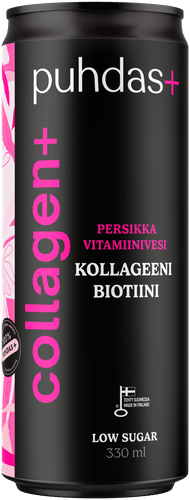 Puhdas+ Collagen+ vitamiinivesi persikka 330 ml