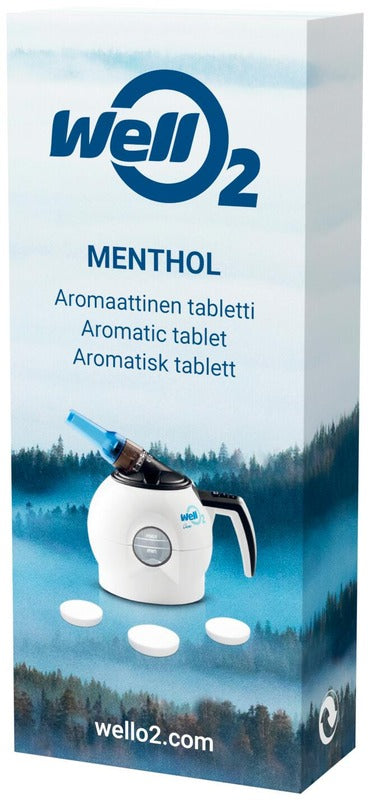WellO2 薄荷含片 20 tablettia|WellO2 Mentolitabletti 20 tablettia