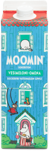 Moomin 西瓜苹果饮品 无糖 1L
