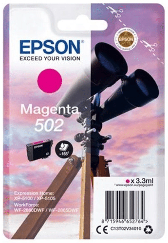 Epson 502品红色墨盒