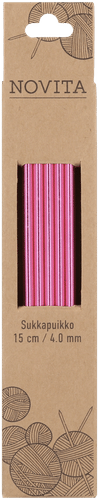 Novita 袜针15cm - 4mm 粉色