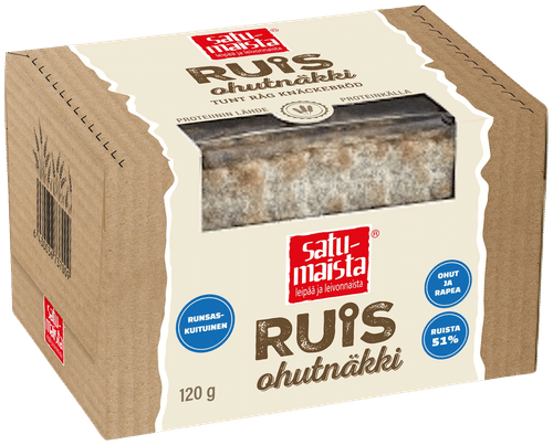 Satumaista 黑麦薄脆饼 120g|Satumaista Ruis ohutnäkki 120g