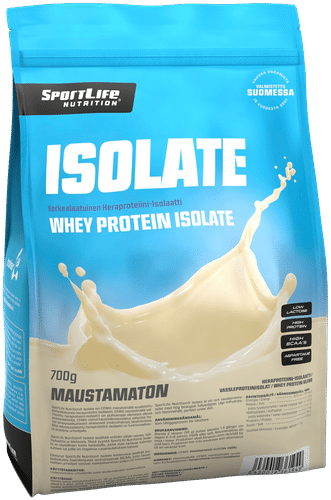 Sportlife Nutrition Isolate 700克无味乳清蛋白粉|SportLife Nutrition Isolate 700g maustamaton heraproteiinijauhe