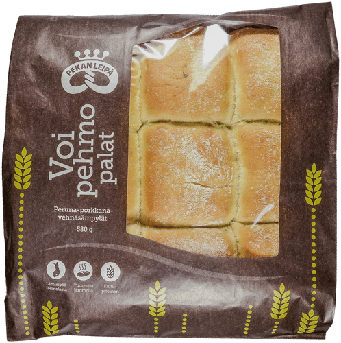 Pekan Leipä Voipehmopalat 9 pala paperipss. 580g|Pekan Leipä 黄油软块 9块 纸袋装 580g