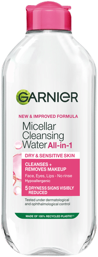 Garnier SkinActive 卡尼尔胶束卸妆水(干性及敏感肌用) 400ml