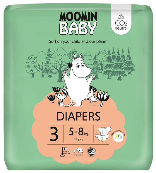 Moomin 姆明婴儿尿布 S3 5-8公斤 48片装