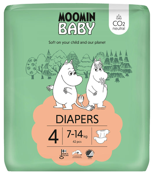 Moomin 姆明婴儿尿布 S4 7-14公斤 42片装