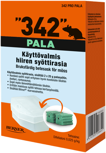 342 SYÖTTIRASIA 1 KPL, 50G PALASYÖTTI