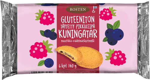 Rosten 无麸质夹心小饼干 女王味 140 g|Rosten Gluteeniton täytetty pikkuleipä Kuningatar 140 g
