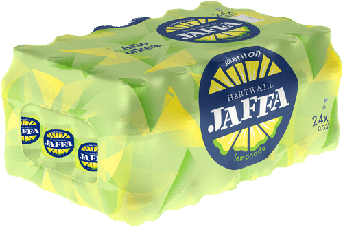 Hartwall Jaffa 24 x Hartwall Jaffa柠檬汽水 无糖碳酸饮料 0,33 l