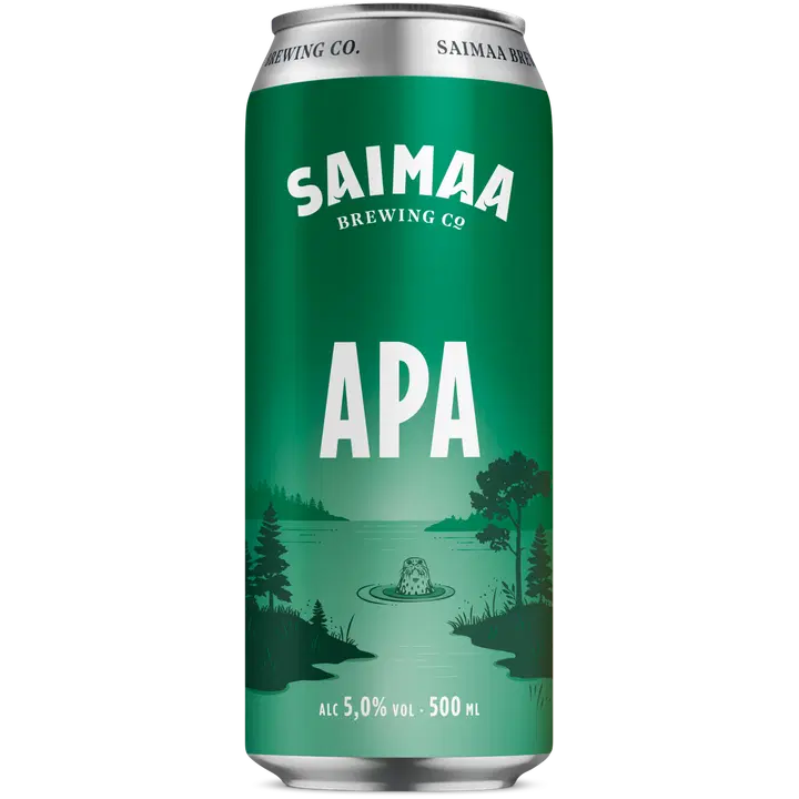Saimaa APA 5% olut 0,5l tölkki|Saimaa APA 5% 饮品 0.5l 罐装