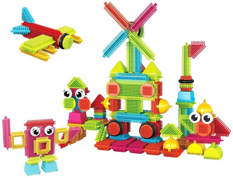 PicassoTiles 玩具 Bristlelock 拼装套装 112件|PicassoTiles lelu Bristlelock rakennussarja 112 osaa