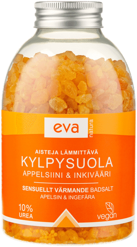 Eva Natura 浴盐 橙子&生姜 450 g|Eva Natura kylpysuola appelsiini&inkivääri 450 g