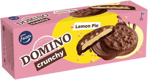 Fazer Domino 脆脆柠檬派 美味饼干 150g|Fazer Domino Crunchy Lemon Pie herkuttelukeksi 150g