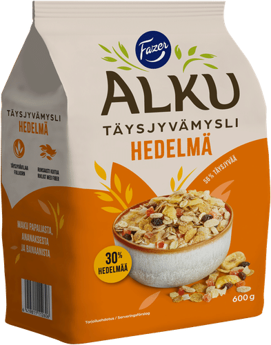 Fazer Alku Hedelmä täysjyvämysli 600 g|Fazer Alku 水果全麦麦片 600 g