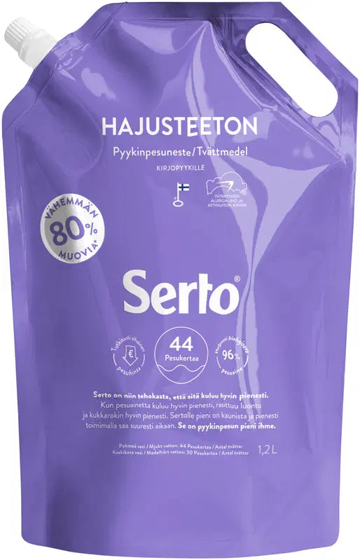 Serto 无香洗衣液 1,2L|Serto Hajusteeton Pyykinpesuneste 1,2L