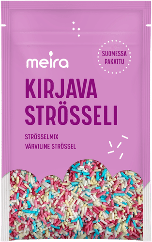 Meira Kirjava strösseli 55g|Meira 彩色糖粒 55g