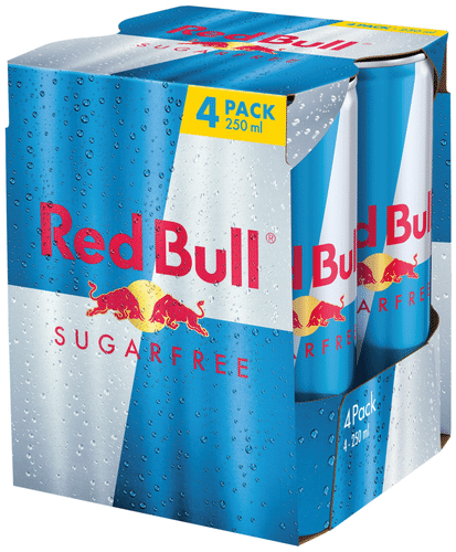 Red Bull 无糖能量饮料 4 x 250ml