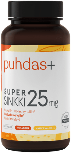 Puhdas+ 超级锌25毫克 60粒