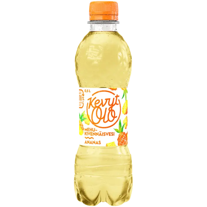 KevytOlo Ananas mehukivennäisvesi 0,5 l kmp|KevytOlo 菠萝汁矿泉水 0.5 l kmp