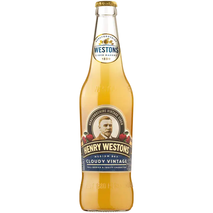 Henry Westons Cloudy Vintage Cider 7,3% 50cl plo|Henry Westons 多云复古苹果饮品 7.3% 50cl plo
