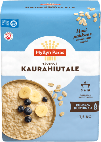 Myllyn Paras Täysjyvä Kaurahiutale 2,5kg|Myllyn Paras 全麦燕麦片 2,5kg
