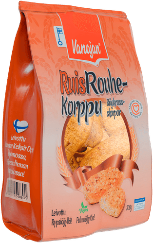 Vanajan 黑麦粗粒面包干 300g|Vanajan Ruisrouhekorppu 300g