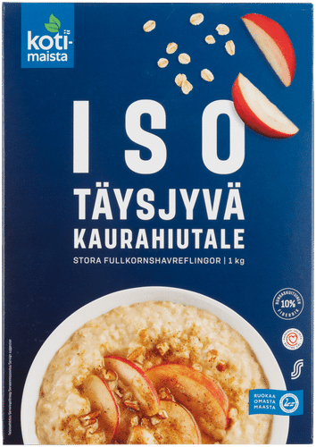 Kotimaista Iso Kaurahiutale 1 kg|Kotimaista 大燕麦片 1 kg