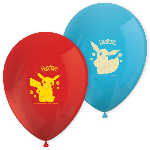 Ilmapallo Pokemon 8 kpl