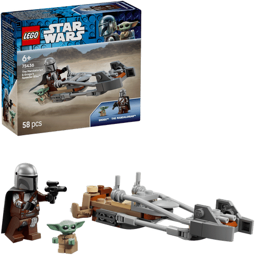 LEGO Star Wars TM 乐高®星球大战™ 75436 曼达洛人与古古的飞车