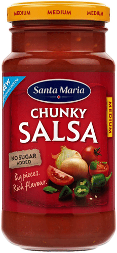 Santa Maria 230克中辣厚块莎莎酱|Santa Maria 230G Chunky Salsa Medium