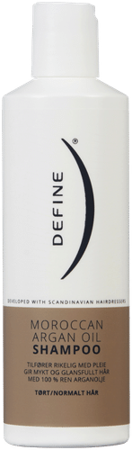 Define 摩洛哥阿甘油洗发水(含阿甘油,适合干性/中性发质) 250ml|Define Moroccan Argan Oil shampoo arganöljyä sisältävä shampoo kuiville/normaaleille hiuksille 250ml