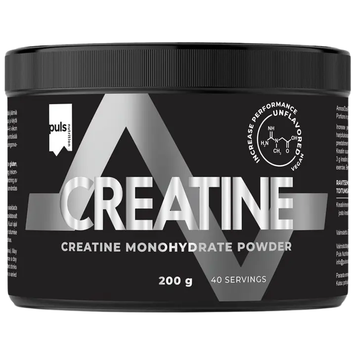 PULS 100% Kreatiinimonohydraatti 200g-Puls 100% 一水肌酸 200g
