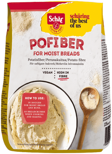 Schär Pofiber perunakuitujauhe gluteeniton 125g|Schär Pofiber 土豆纤维粉 无麸质 125g