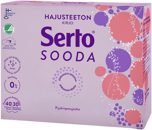 Serto Sooda无香彩色衣物洗衣粉 1,35 kg