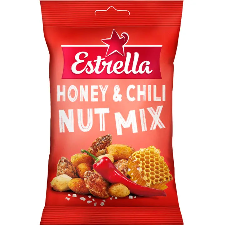 Estrella Honey & Chili Nut mix 140g-Estrella 蜂蜜和辣椒坚果混合 140g