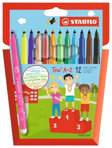 Stabilo tussikynäsarja Trio A-Z 12 väriä