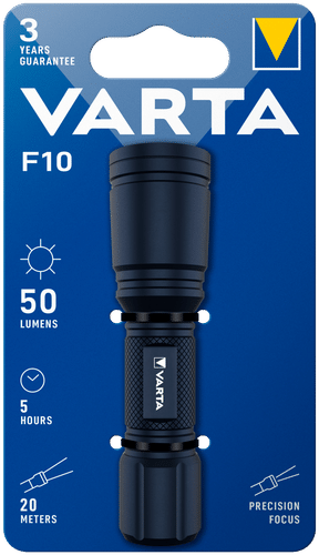 Varta F10手电筒(1节AA电池)