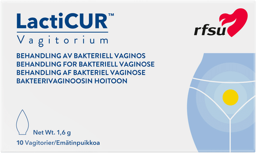 RFSU LactiCUR阴道栓剂 10 kpl