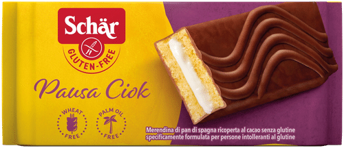 Schär Pausa Ciok 35g, gluteeniton suklaakuorrutteinen leivos|Schär 保萨巧可 35克,无麸质巧克力涂层糕点