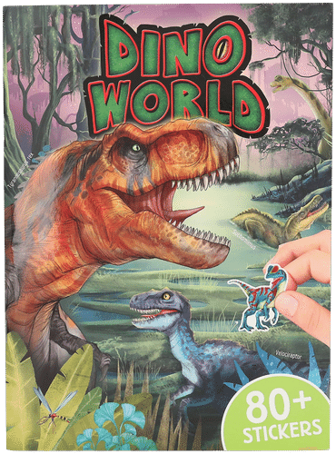 Dino World Puffy贴纸书