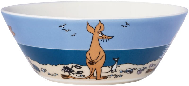 Moomin Arabia 芬兰姆明碗15cm 尼普斯在海滩|Moomin Arabia Finland Muumi kulho 15cm Nipsu rannalla