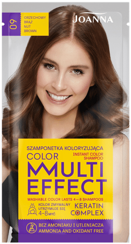 Joanna Multi Effect 坚果棕色洗发水 09