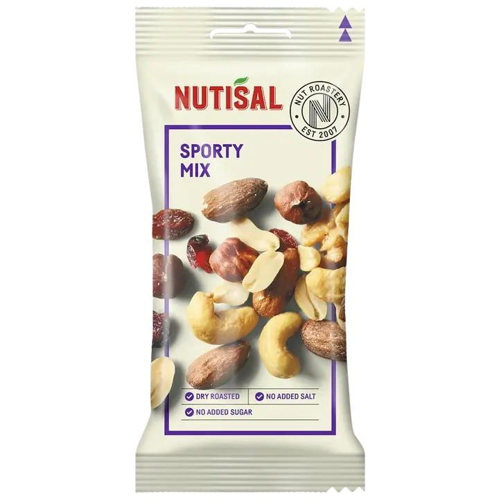 Nutisal Sporty Mix pähkinäsekoitus 60g-Nutisal 运动混合坚果混合物 60g